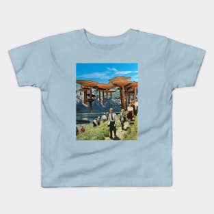 Mushroom Hunting Kids T-Shirt